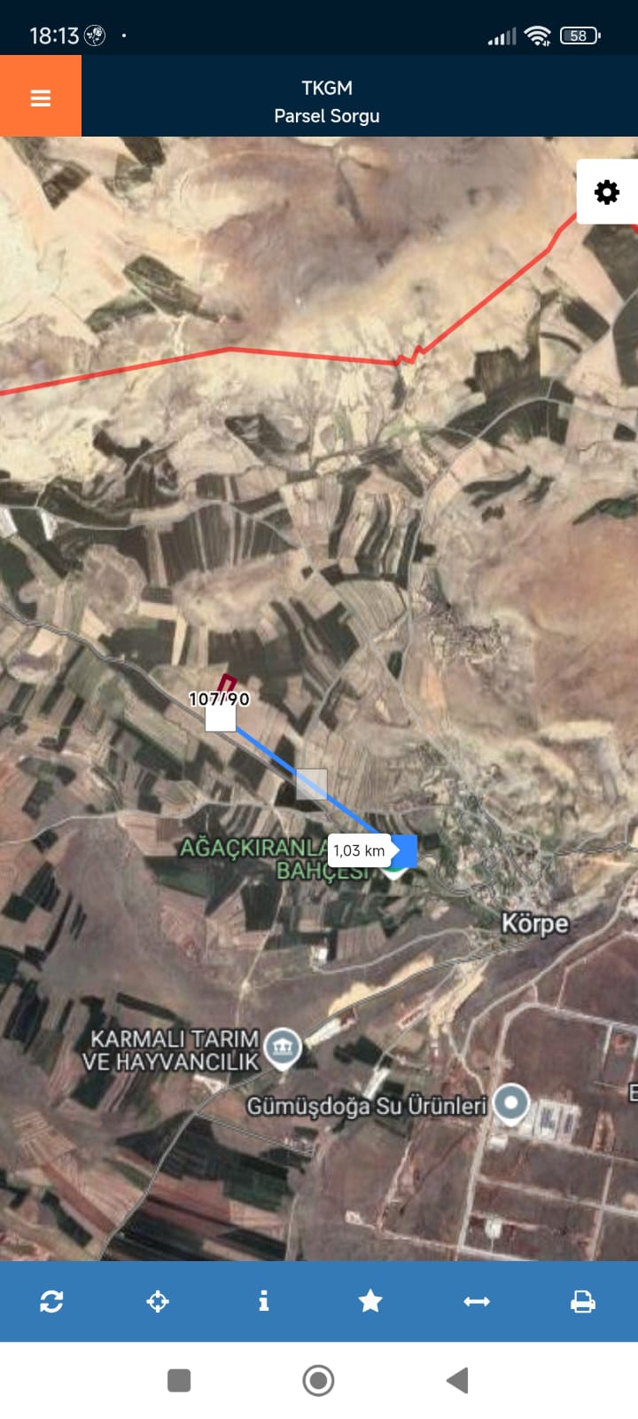 Elazığ / Merkez / Körpe Köyü 5.750M² SATILIK ARSA - ELAZIĞ MERKEZ fotoğraf 2